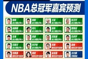 挺懂球??专家团赛季前总冠军预测 苏群&霍楠等5人命中雷霆